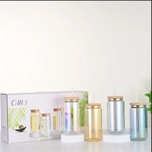 4 Borosilicate glasses